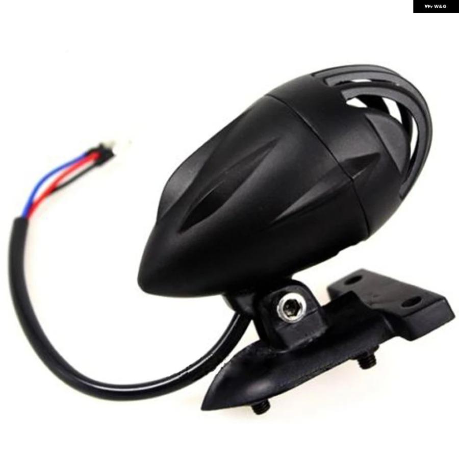 ブランド登録なし - 並行輸入品自動二輪車 自動二輪車 テールランプ リアブレーキランプ 黒いこと/クローム 食べ物屋 レトロ テールランプ ハーレー 運動競技はやりっ子 XL ソフテイル