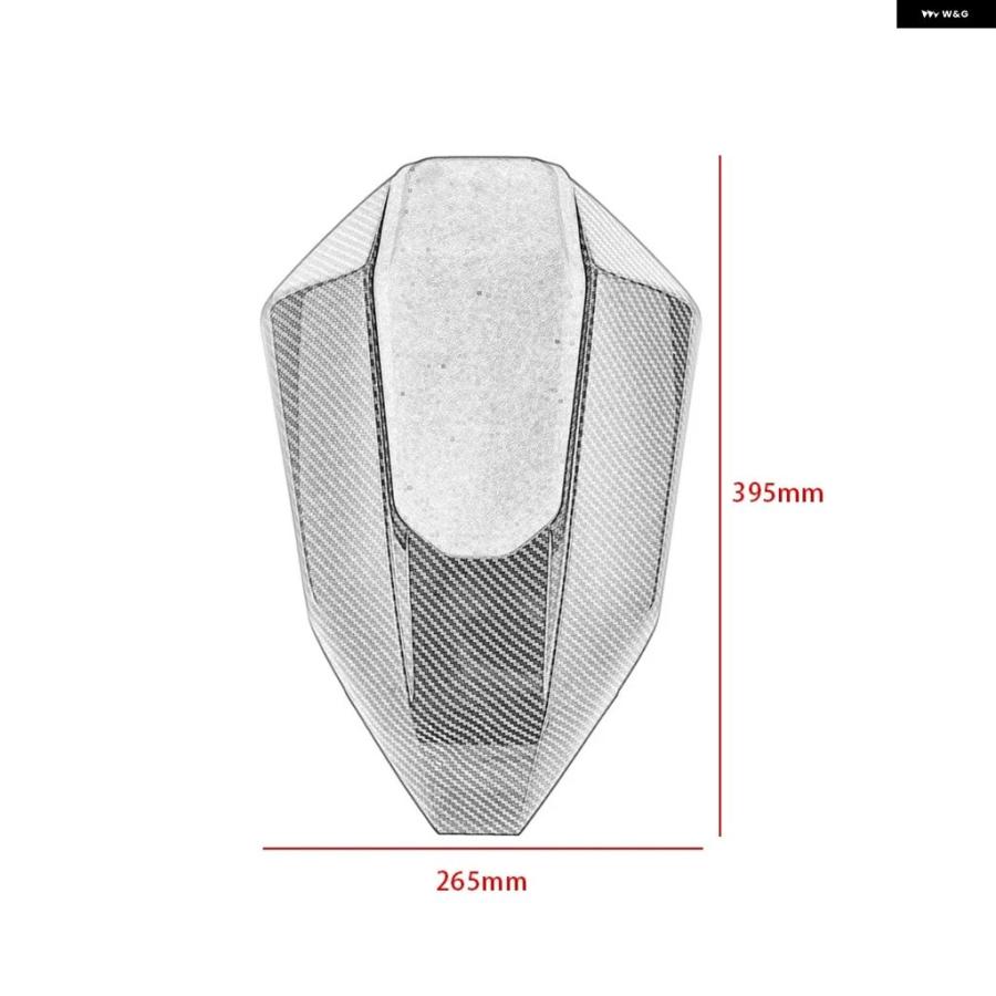 ブランド登録なし - 並行輸入品MT07 FZ07 リアシートカバー ボンネット ヤマハ FZ-07 MT-07 2014-16 MT 自動二輪車 自動二輪車 リアパッセンジャーピリオン フェアリング