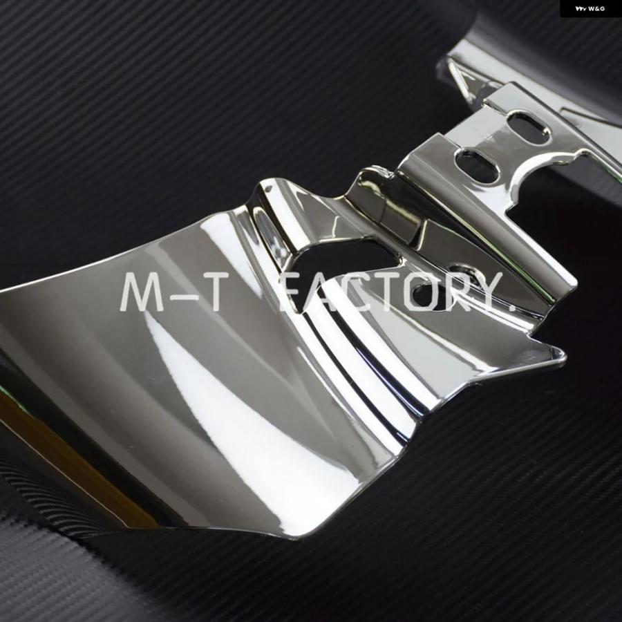 並行輸入品クロームサドルシールド ヒートデフレクター ハーレー ダイナ FXD FXDWG 1999-2016 2000 01 02 03 04 05 06 07 08 09 2010 2012-15_3