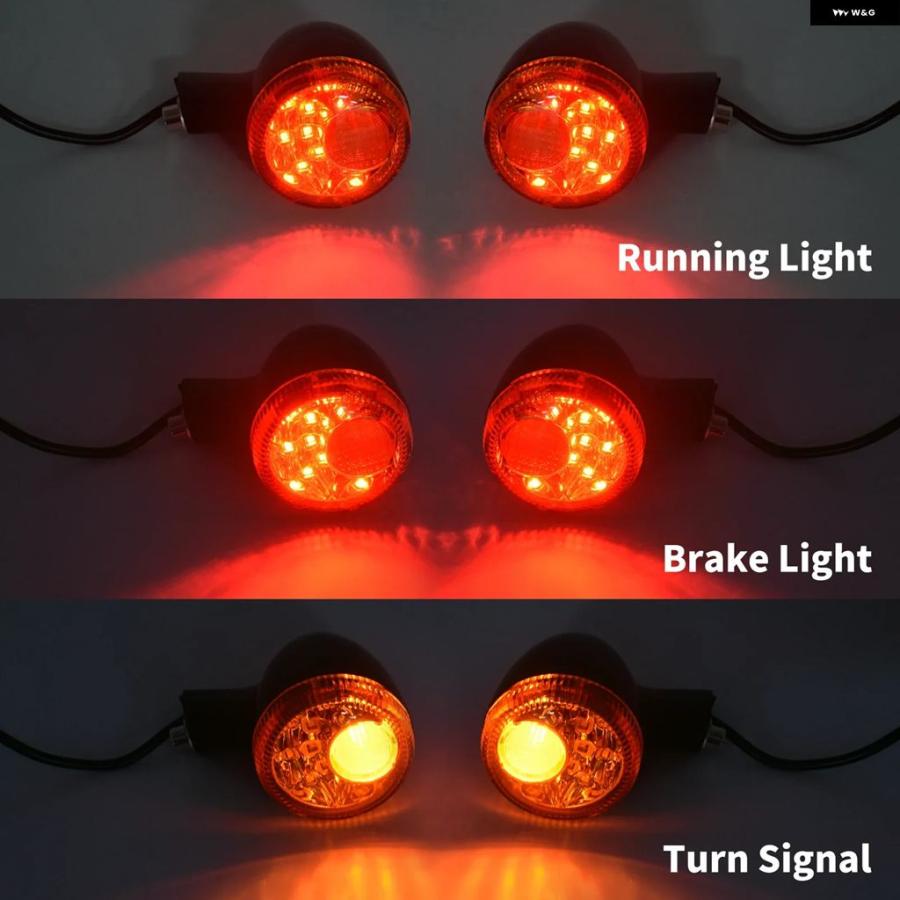 ブランド登録なし - 並行輸入品自動二輪車 自動二輪車 LED うち切りともし火 ウィンカー 表示計器 リアランニングランプ 遊撃手 鉤括弧 ハーレー 運動競技はやりっ子 883