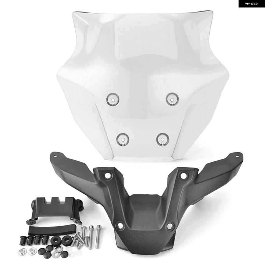 並行輸入品MT09 2024 ウィンドシールド オートバイ バイク ウィンドスクリーン ブラケット ヤマハ MT-09 SP_4