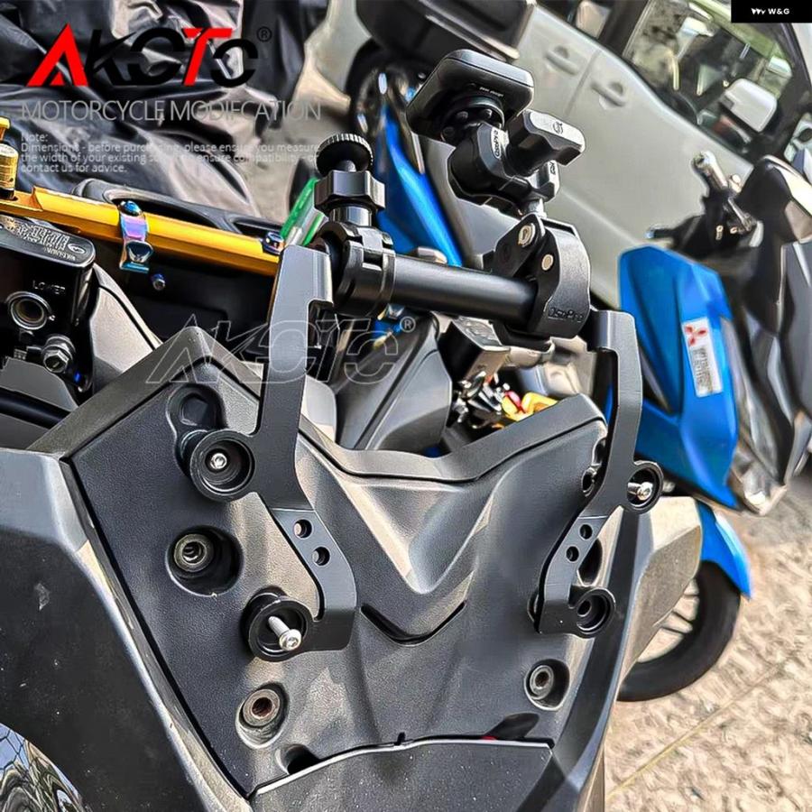 ブランド登録なし - 並行輸入品ヤマハ XMAX300 400 250 125 自動二輪車 自動二輪車 付属品 GPS 多役立つこと持っていく電話を掛けるナビゲーション 鉤括弧 本塁 鉤括弧
