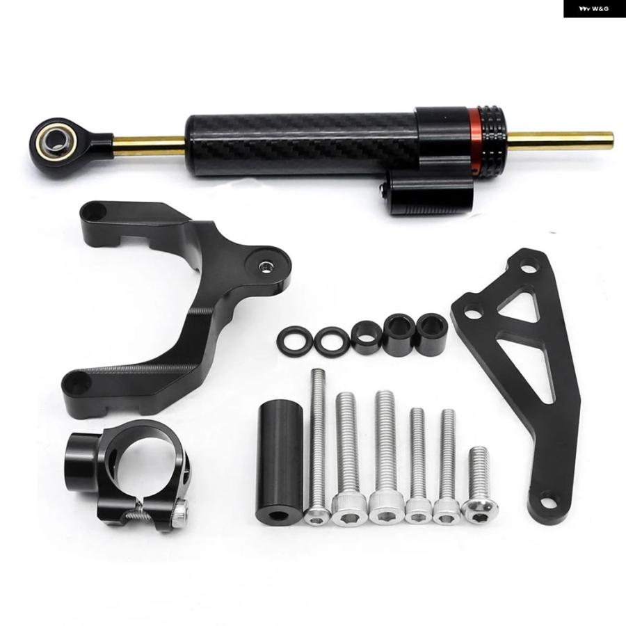 並行輸入品スズキ GSR750 GSR 750 2011-15 CNCステアリング ダンパー ブラケット マウント キット ショック アブソーバー サポート アクセサリー_8