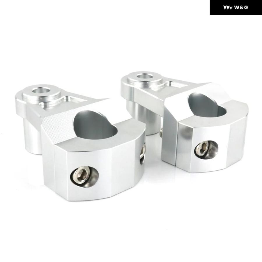 ブランド登録なし - 並行輸入品25.4MM 原動機 手持ち部分赤ちょうちん ファットバー マウント クランプ ライザー ホンダ CMX300/500/1100 REBEL SHADOW 600 ヤマハ XV1700 XVS 950 R