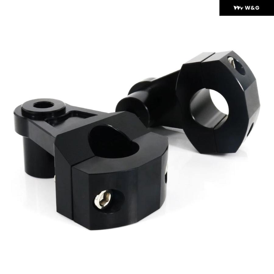 ブランド登録なし - 並行輸入品25.4MM 原動機 手持ち部分赤ちょうちん ファットバー マウント クランプ ライザー ホンダ CMX300/500/1100 REBEL SHADOW 600 ヤマハ XV1700 XVS 950 R