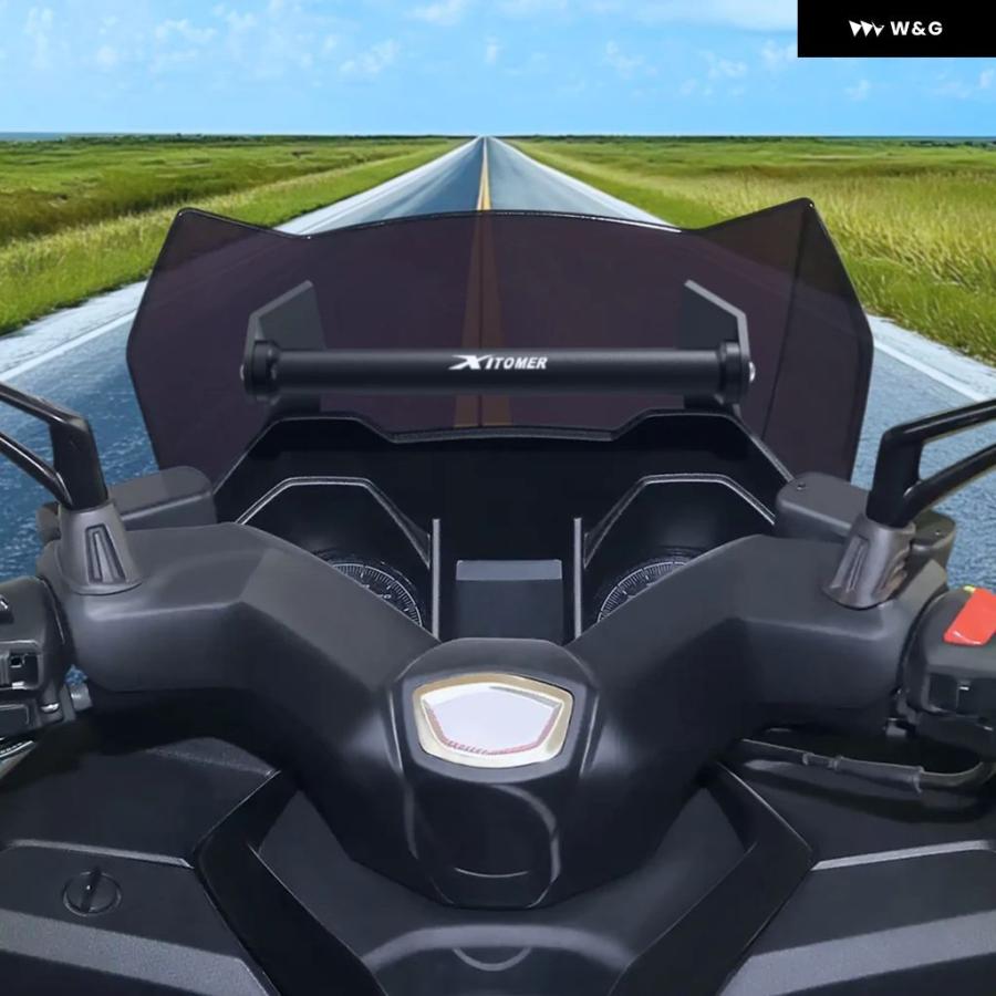 並行輸入品KYMCO 350 300I XCITING 250 400 S400 2018-22 オートバイ バイク GPS ナビゲーション マウント パテ ブラケット 携帯電話 スタンド ホルダー_6