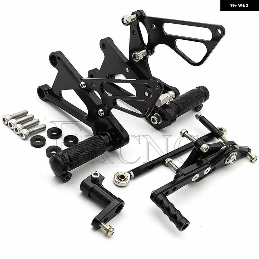 並行輸入品トライアンフ DAYTONA STREET TRIPLE 675 2006/10/01-2012 バイク クイック シフター リアセット フットペグ フットレスト_3