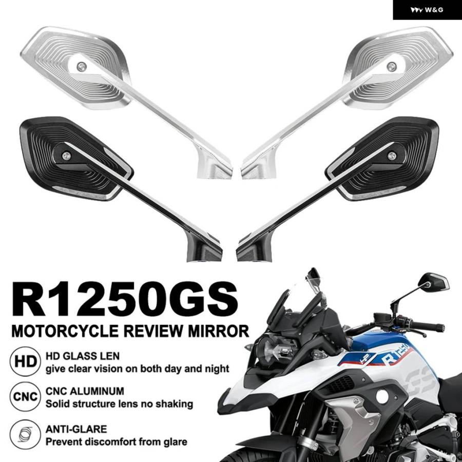 並行輸入品F800R F900XR 高解像度バックミラー BMW R1200GS R1250GSA S1000XR G310GS バイク サイド調整ミラー_4