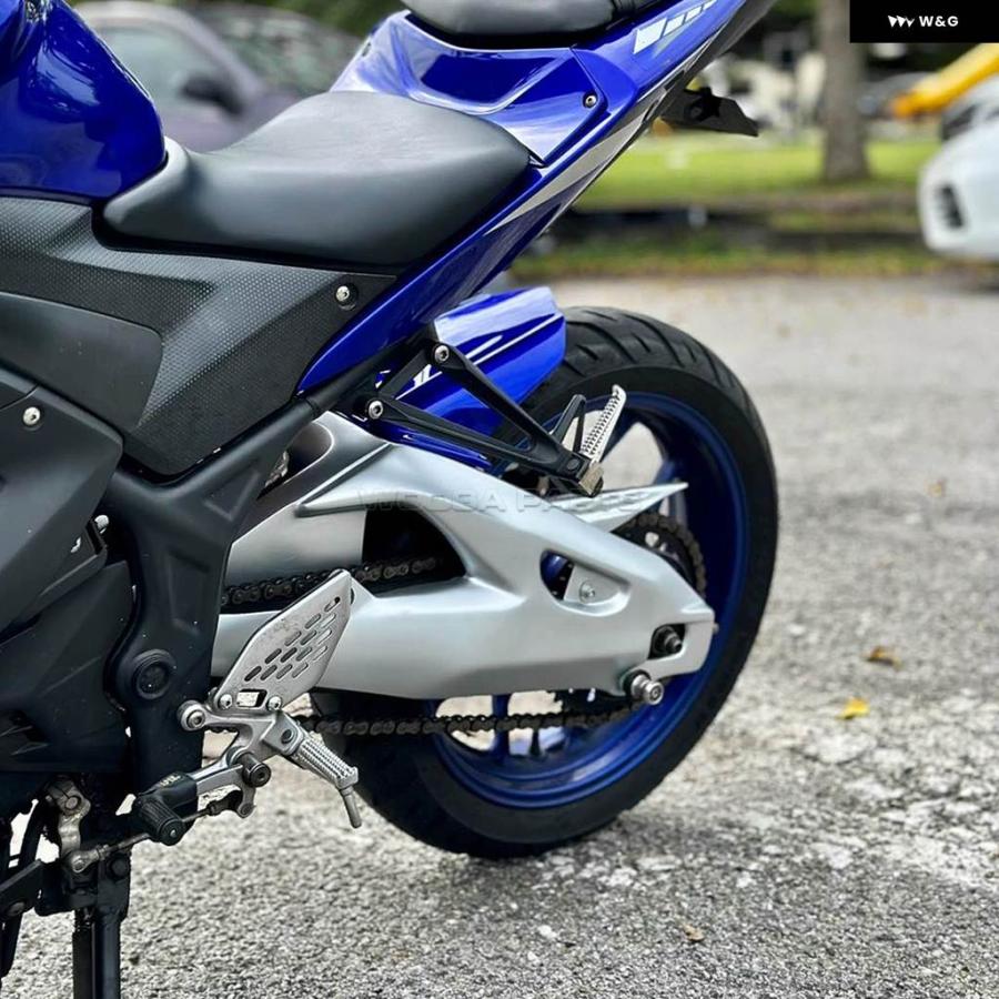 並行輸入品スイングアーム エンハンサーカバー ヤマハ YZF R3 R25 2015-2023 リアフェンダー スイングアーム カバー ガードキット ホイールハガー マッ_7