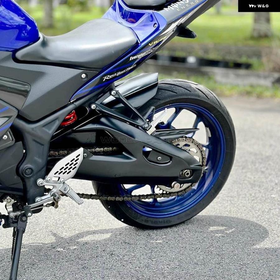 並行輸入品スイングアーム エンハンサーカバー ヤマハ YZF R3 R25 2015-2023 リアフェンダー スイングアーム カバー ガードキット ホイールハガー マッ_9