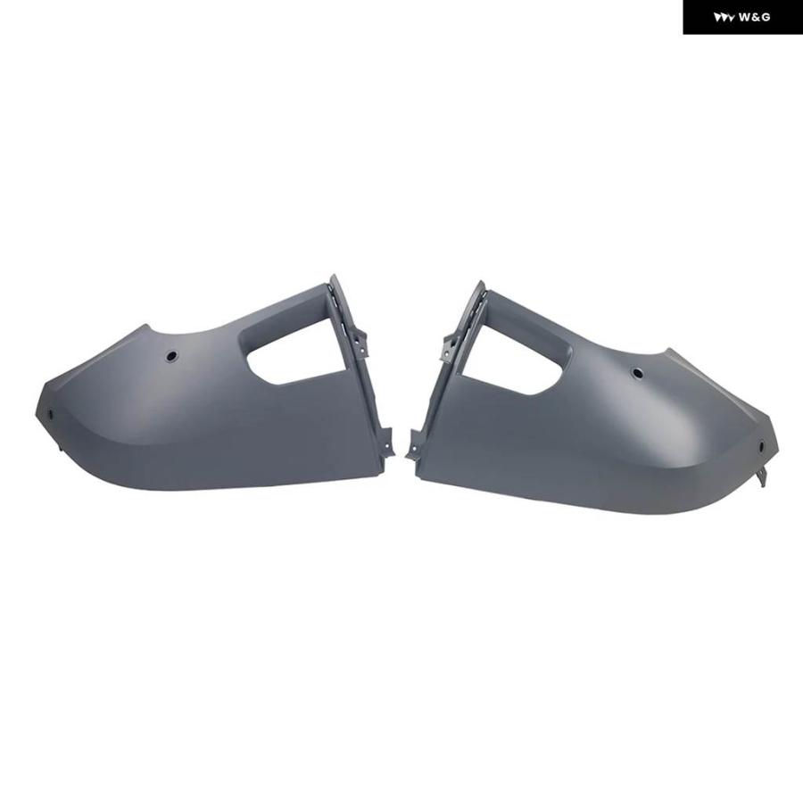 ブランド登録なし - 並行輸入品 2個車用向こう正面 バンパー 隅っこ取りまかなう プライマー 刈り込み ABS LR129727 LR129430 地びたローバー ディフェンダー