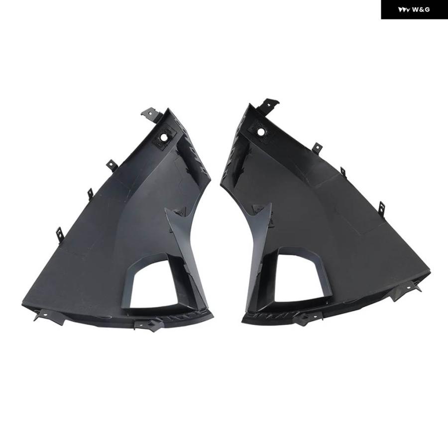 ブランド登録なし - 並行輸入品 2個車用向こう正面 バンパー 隅っこ取りまかなう プライマー 刈り込み ABS LR129727 LR129430 地びたローバー ディフェンダー