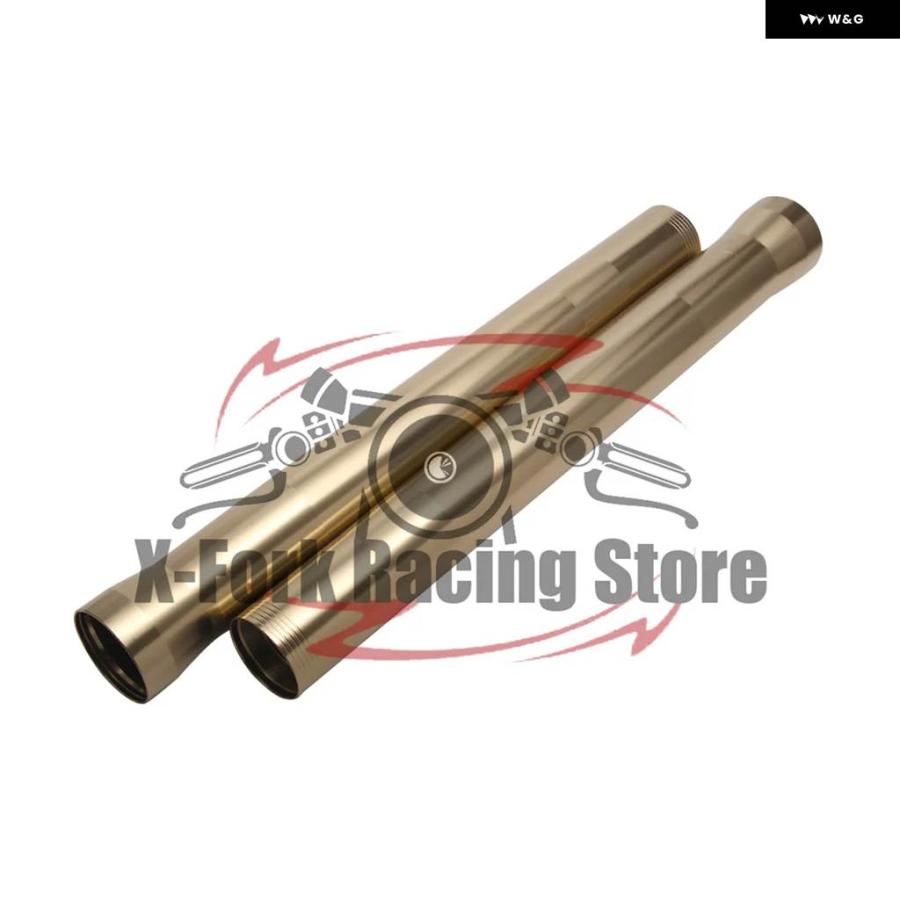 並行輸入品 ゴールド/フロント フォーク アウター チューブ パイプ BMW 2020-2024 M1000R 2022-2025 フォーク サスペンションレ_8
