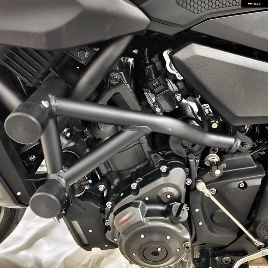 並行輸入品MT-07 MT07 2024 2025 バンパー バイク 落下防止バー エンジン バンパー 防止 プロテクター フレーム ガード_2
