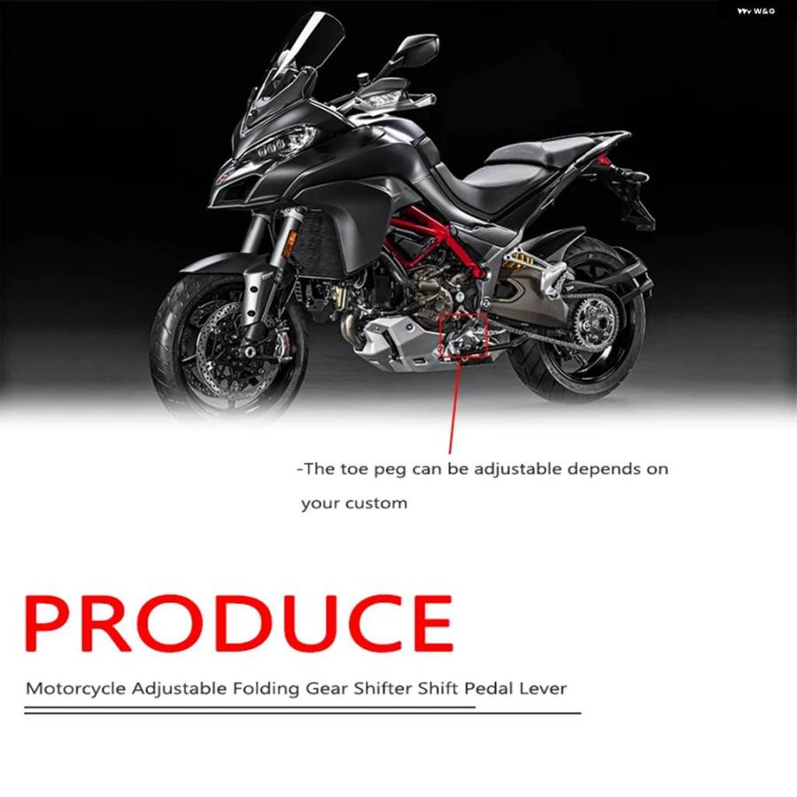 並行輸入品 ドゥカティ 848/EVO 2008-2013 1098 1198/S/R 2007-2011 オートバイ 折りたたみ 式ギア シフター シフト ペダル_5