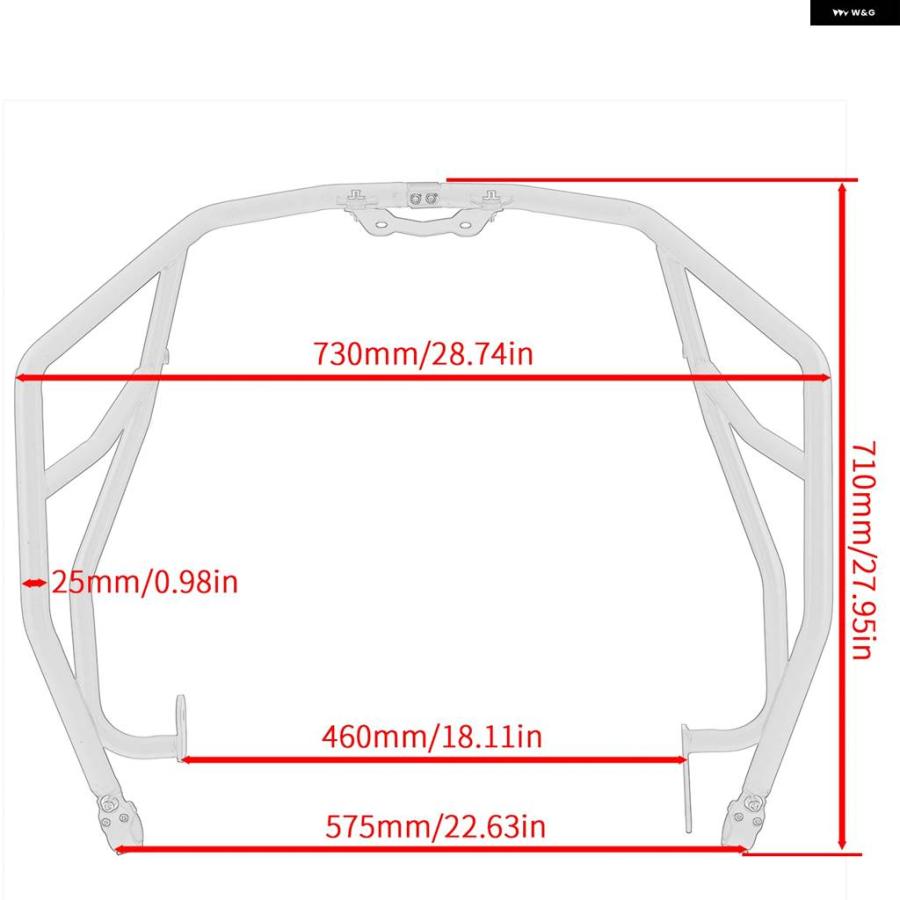 並行輸入品 BMW M1000XR M1000 XR 2024 2025 アッパー クラッシュ バー