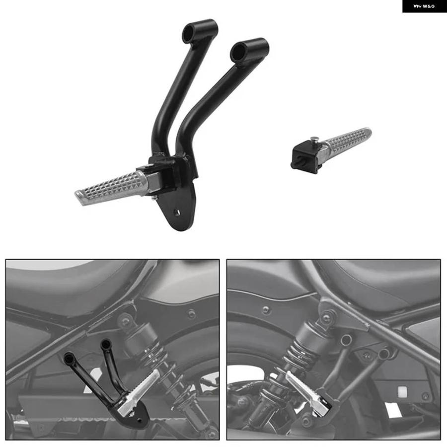並行輸入品 リアパッセンジャー フットペグ ブラケットセット ホンダ レベル CMX300 2017-2024 CMX500 2017-2025_2