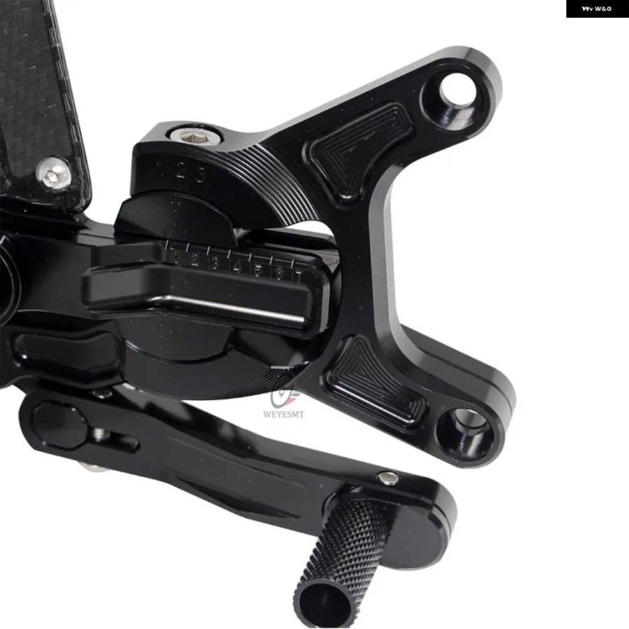 並行輸入品 カーボン バイク フットペグ レスト リアセット カワサキ ZX-6R 2019-2025_4