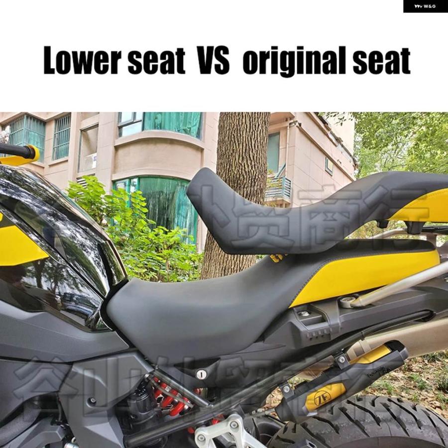 並行輸入品 F850GS F750GS シート オートバイ ハイ ロー ドライバー ライダー シート クッション ピリオン パッド F850GS F750 GS ADV 2018 - 2024 23_14