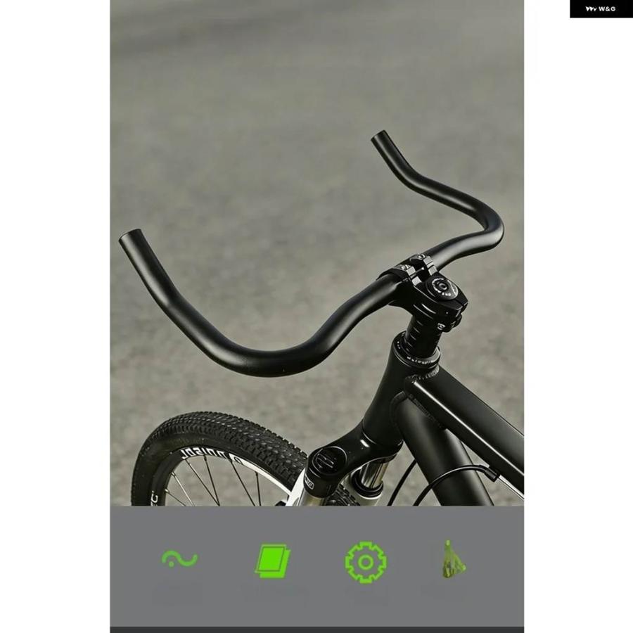 並行輸入品 自転車用ブルホーン ハンドルバー 25インチ 4MM 31インチ