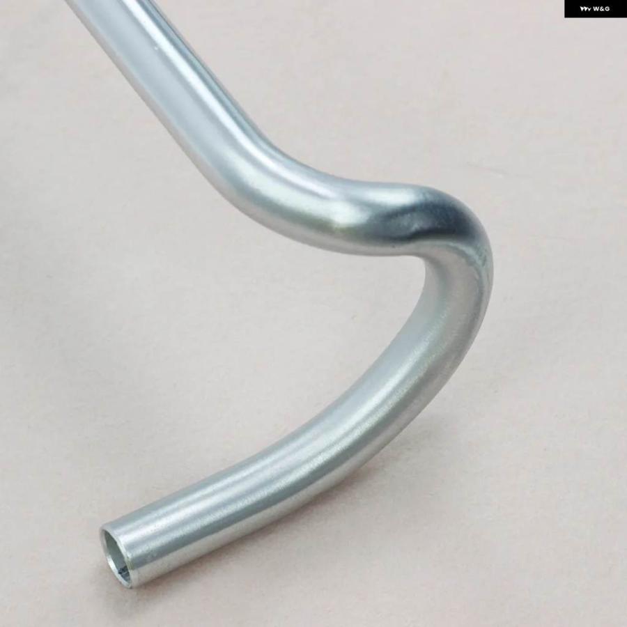 ブランド登録なし - 並行輸入品 銀輪用落っこちる 手持ち部分赤ちょうちん 26MM 31.8MM X 380MM 400MM 420MM 古典派音楽 しろがね色 MINIVELO 700C 読み込むツーリング 自動二輪車
