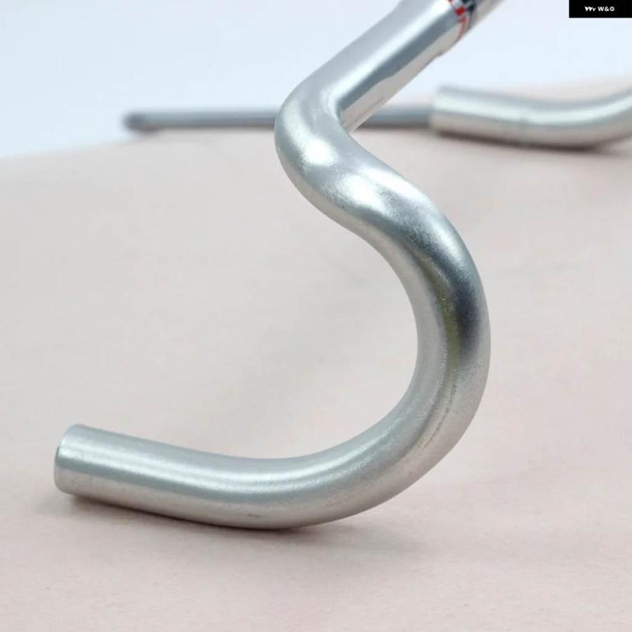 ブランド登録なし - 並行輸入品 銀輪用落っこちる 手持ち部分赤ちょうちん 26MM 31.8MM X 380MM 400MM 420MM 古典派音楽 しろがね色 MINIVELO 700C 読み込むツーリング 自動二輪車