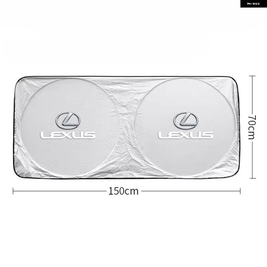 並行輸入品 フロントガラス サンバイザー UV シールド レクサス F