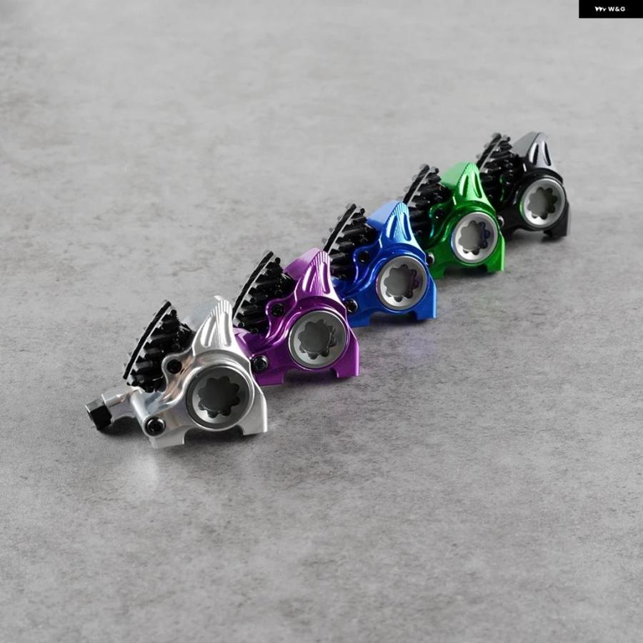 並行輸入品 XG フラット マウント キャリパー ロード 油圧 ブレーキ ICE-TECH パッド BMXレース フルライトウェイト_17