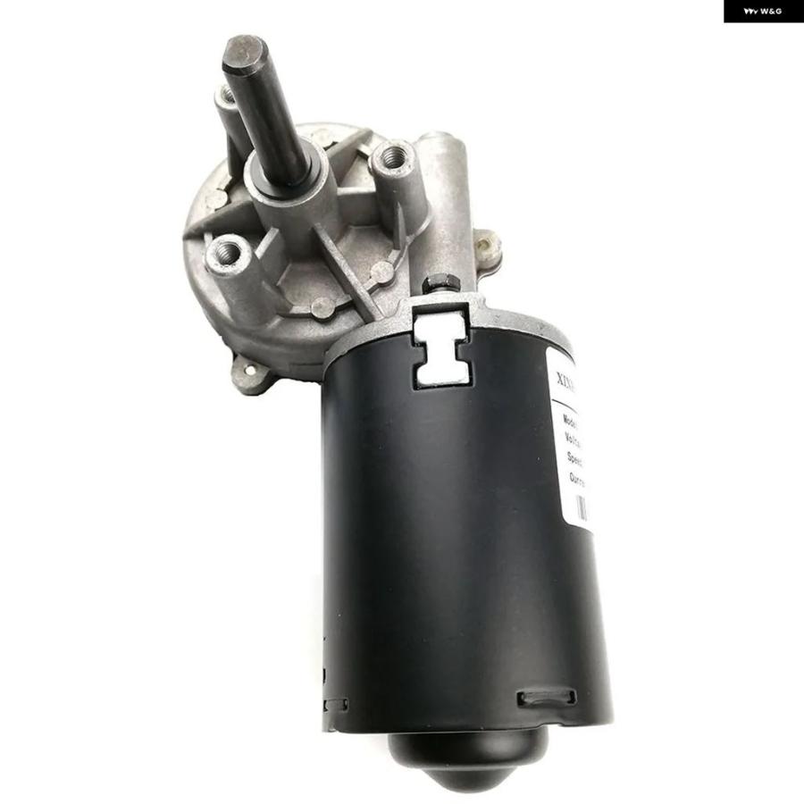 並行輸入品 24VDC高トルクウォームギア減速モーター 30RPM 50RPM 100RPM ウォームギアモーター ワイパー バーベキュー グリル モーター 右左に回転_5