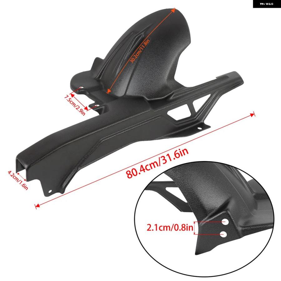 ブランド登録なし - 並行輸入品 BMW F900R F900XR 2020-2025 自動二輪車 後押しどろ除け マッドガード スプラッシュエクステンダーフェンダーガードカバー