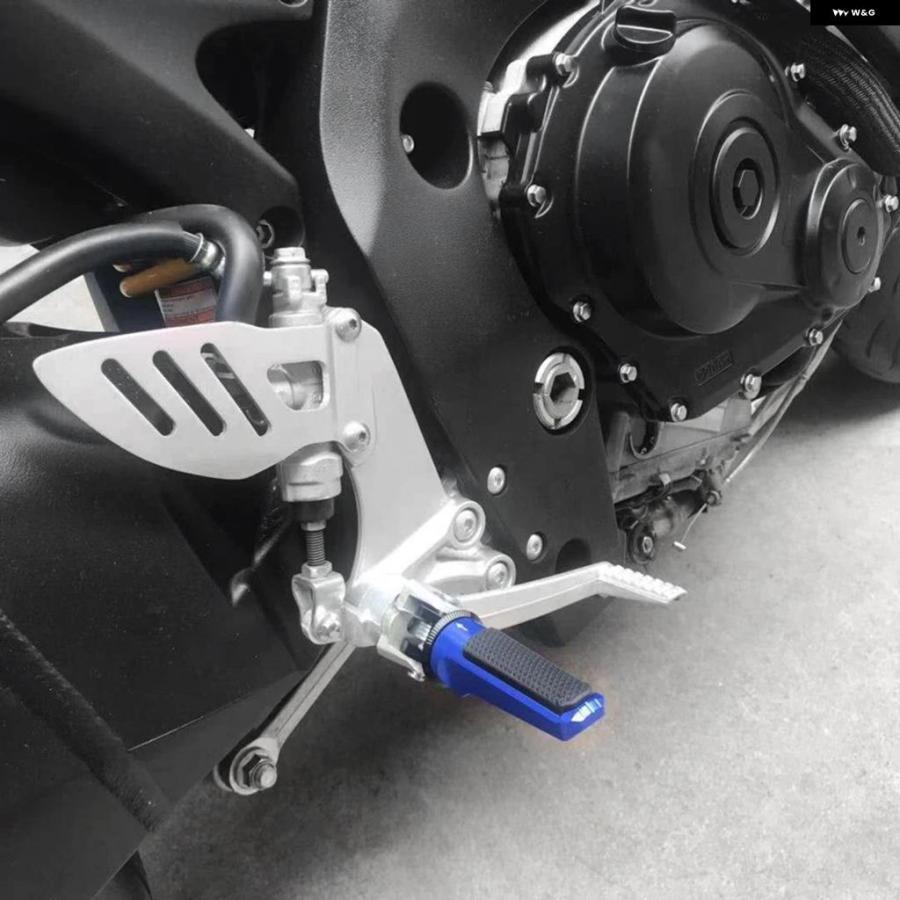 ブランド登録なし - 並行輸入品 自動二輪車 R6 R1 R1M フットペグ フットレスト フロントライダーペダル ヤマハ 2003-2020 R1 2002-2021 R1M 2017-2021