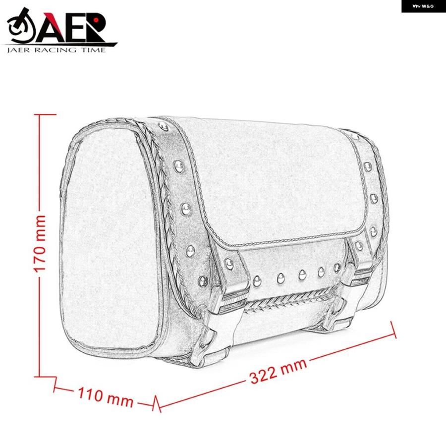 ブランド登録なし - 並行輸入品 自動二輪車 サドルサイドバックテールポーチ 物の具御徒面子 モト 自動二輪車 サドルサイドバックテールバッグ 納める