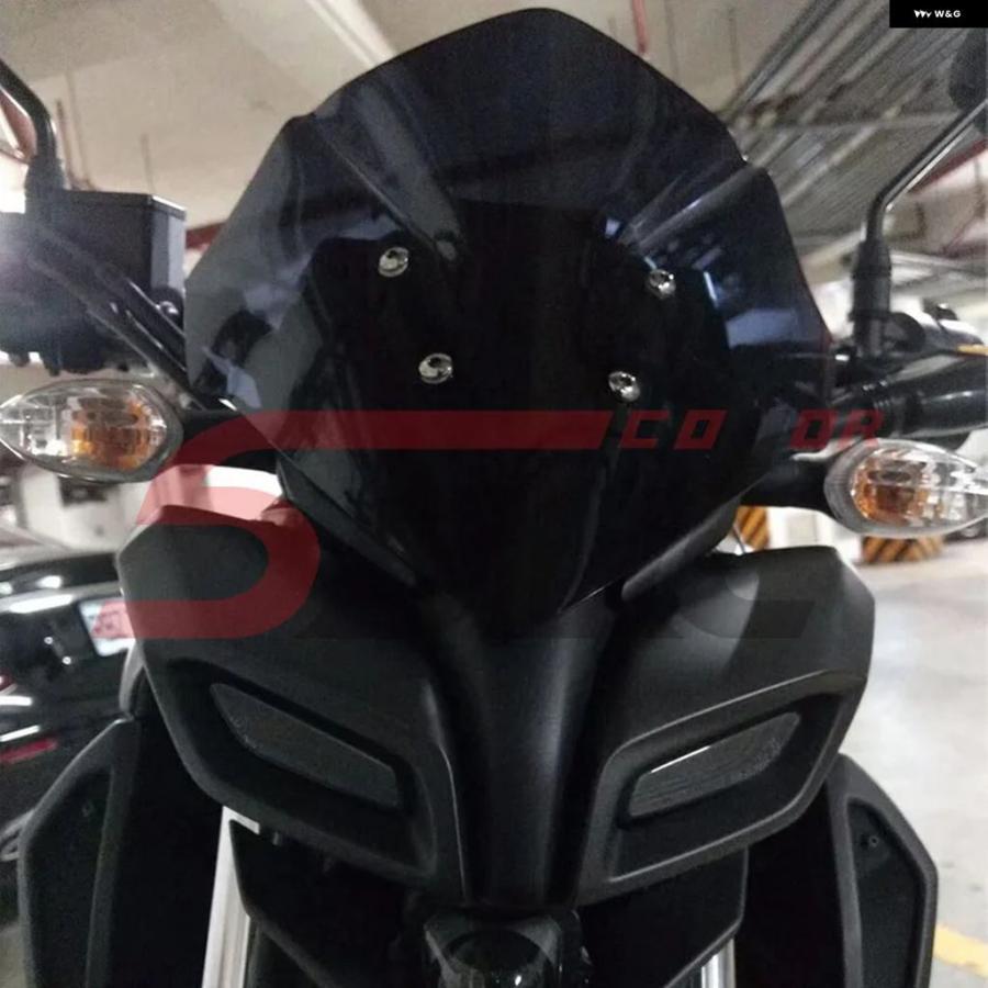 ブランド登録なし - 並行輸入品 自動二輪車 スポーツウインドシールドバイザー 陳列箱映写幕 陳列箱 ディフレクター ヤマハ MT-15 18 19 20 21 22 23 24 MT15 MT 15 2018-20