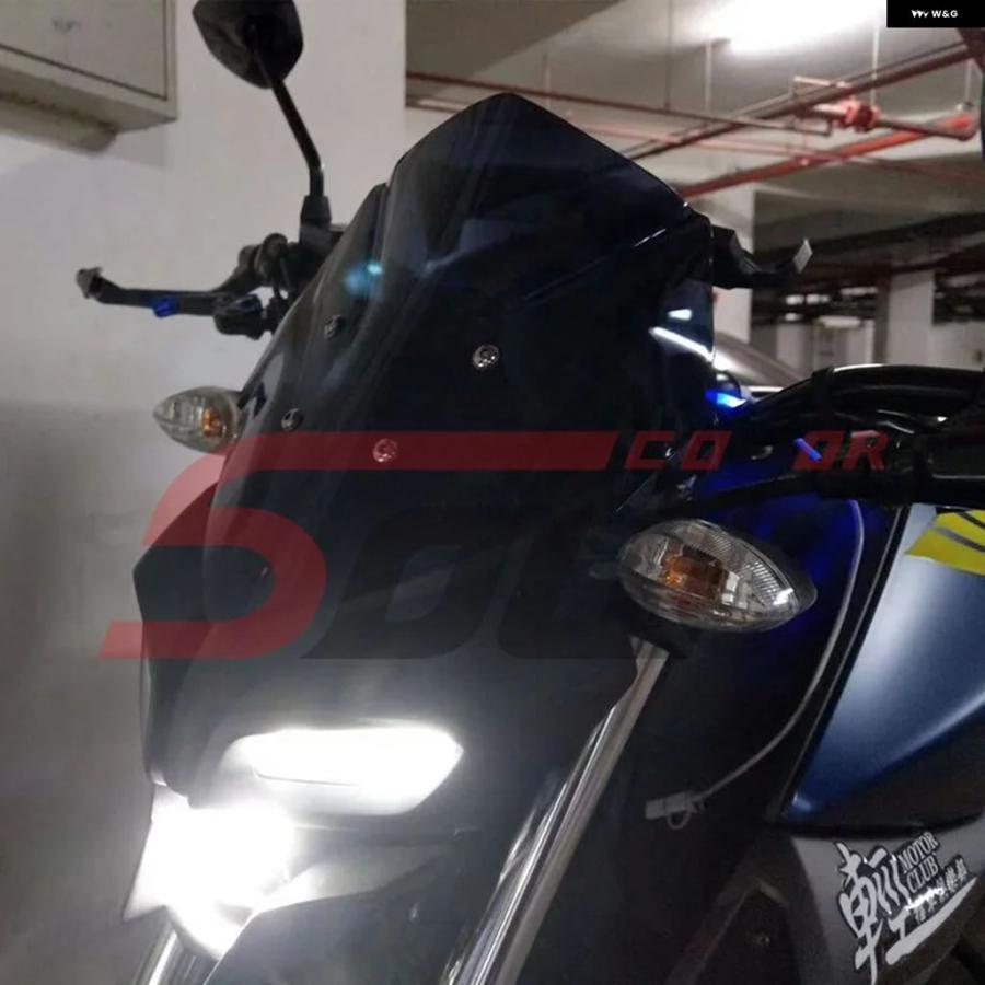 ブランド登録なし - 並行輸入品 自動二輪車 スポーツウインドシールドバイザー 陳列箱映写幕 陳列箱 ディフレクター ヤマハ MT-15 18 19 20 21 22 23 24 MT15 MT 15 2018-20