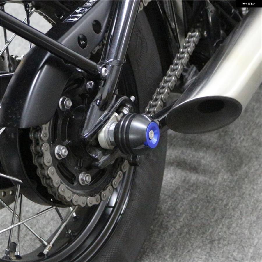 ブランド登録なし - 並行輸入品 SV650 2016 - 2019 - 21 自動二輪車 リアアクスル K 銀輪 傾倒押しとどめる 衝突 スライダー 鳥打ち帽
