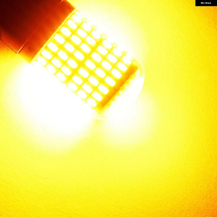 ブランド登録なし - 並行輸入品 20個7440 CANBUS 百貨店 LED 弁膜 T20 W21W 144 SMD 琥珀色 逆さま 尻っ方 ウィンカー ともし火