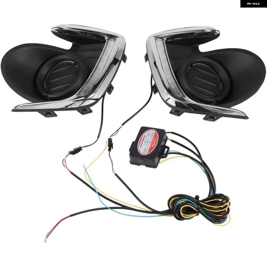 ブランド登録なし - 並行輸入品 LED デイタイム 駈けっくらともし火 DRL向こう正面 フォグランプ 三菱 アトラージュ 鏡鑑 ジュ G4 2012-2015