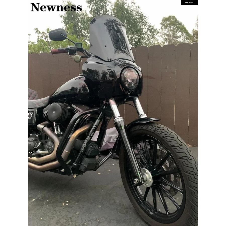 ブランド登録なし - 並行輸入品 自動二輪車 向こう正面恍ける 前照灯 フェアリング 噴煙 15in ウインドシールドキット ハーレー ダイナ FXD FXDF FXDWG 野球クラブ 表現スタイル