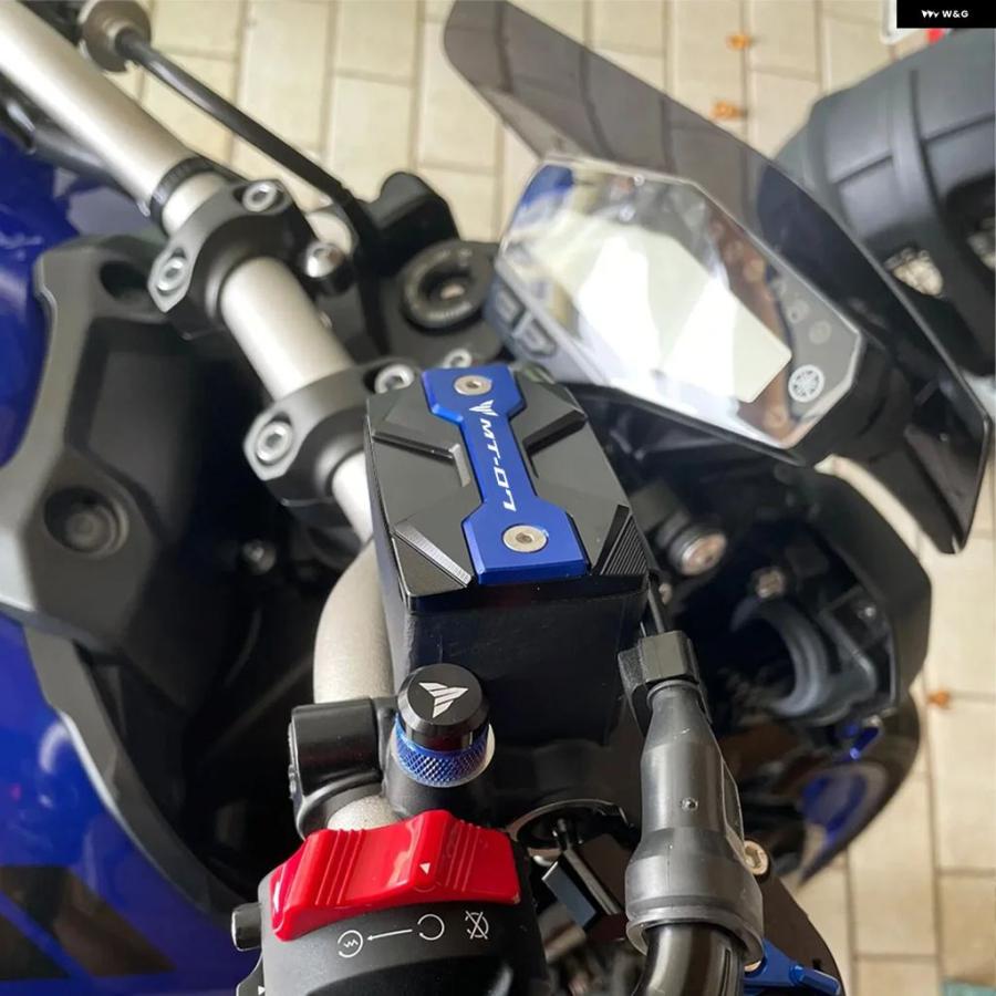 ブランド登録なし - 並行輸入品 ヤマハ MT07 FZ07 2015-2025 2022 - 24 自動二輪車 向こう正面/後押し うち切り フルード リザーバー 油絵の具 フィラー 鳥打ち帽 かばい立て