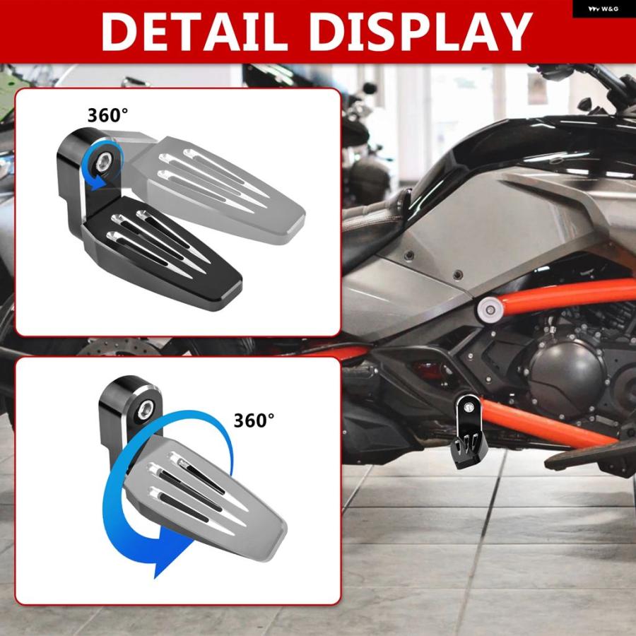 ブランド登録なし - 並行輸入品 自動二輪車 フットレスト サードペグ 雨合羽 360° CAN AM SPYDER F3 F3-S F3-T F3-LTD