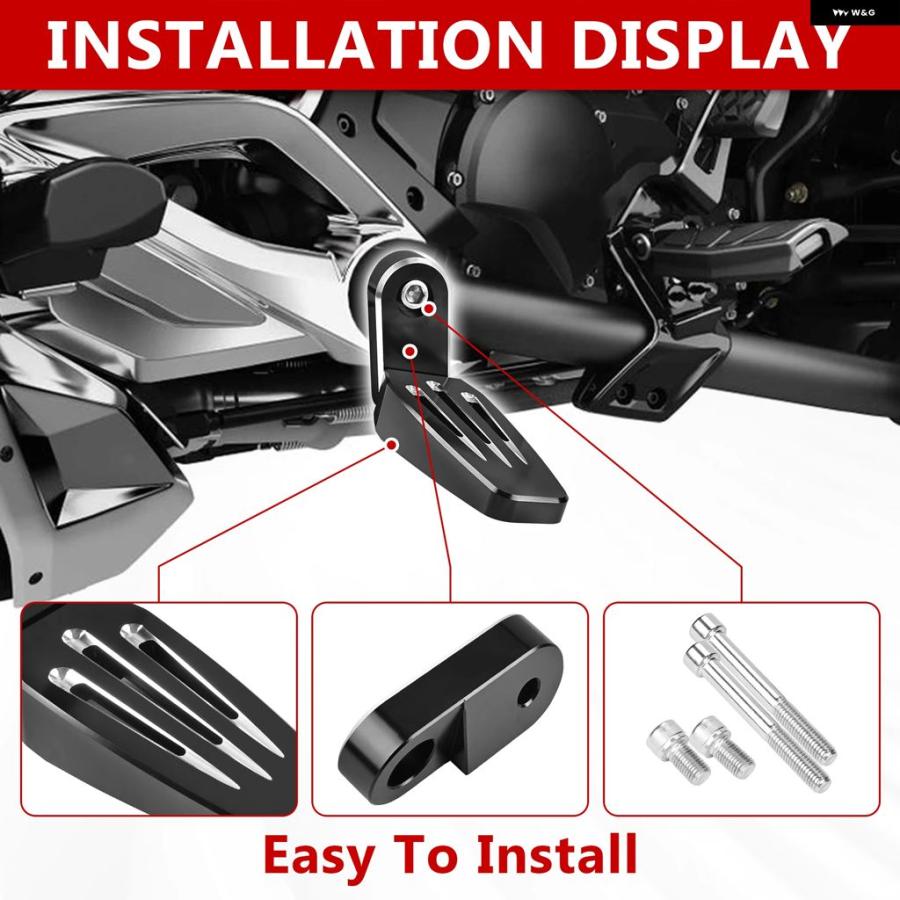 ブランド登録なし - 並行輸入品 自動二輪車 フットレスト サードペグ 雨合羽 360° CAN AM SPYDER F3 F3-S F3-T F3-LTD