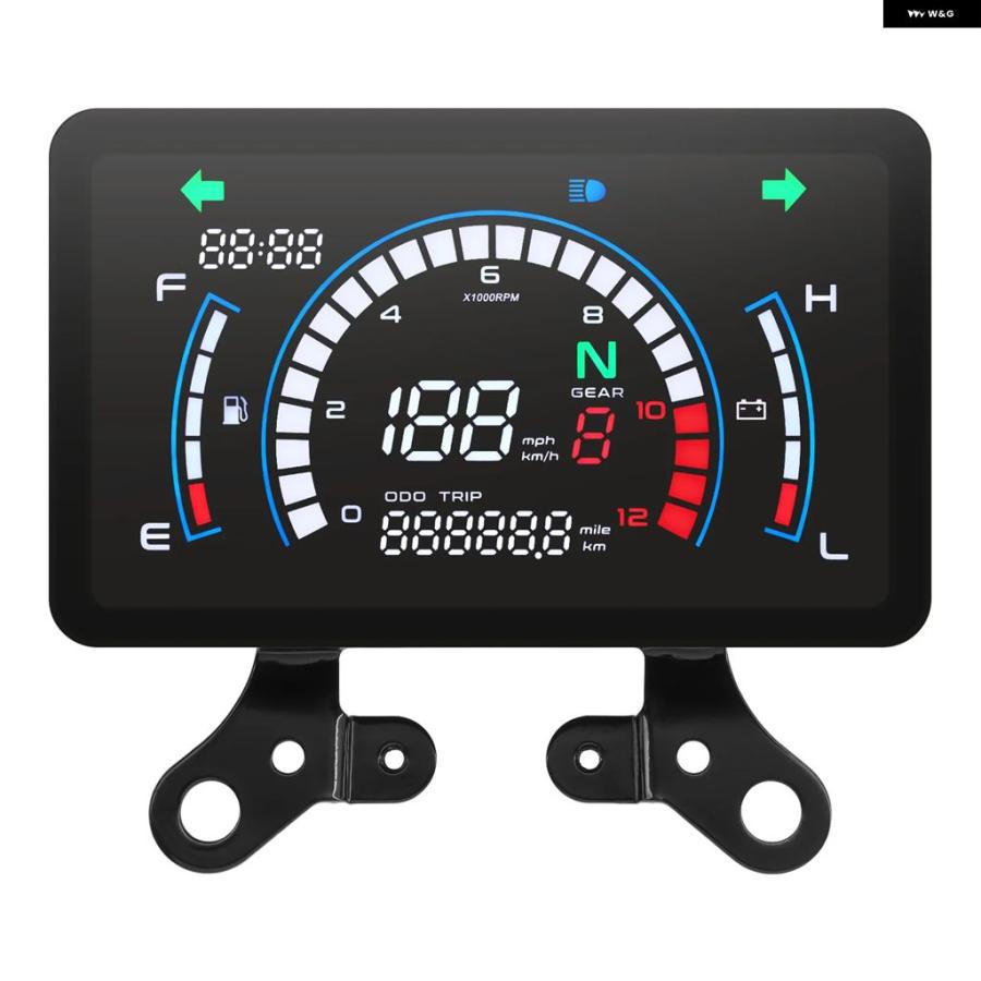 タコメーター オドメーター 12000RPM 199km/h 並行輸入品 ホンダ ADタコメーター12000RPMメーターデジタル バイク