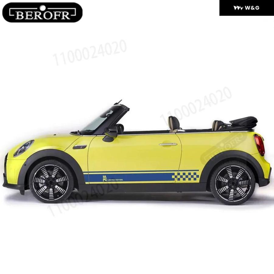 並行輸入品 車用ユニオンジャック ボンネット デカール ドアサイドストライプ ステッカー MINI COOPER R5 : HAKURO ...