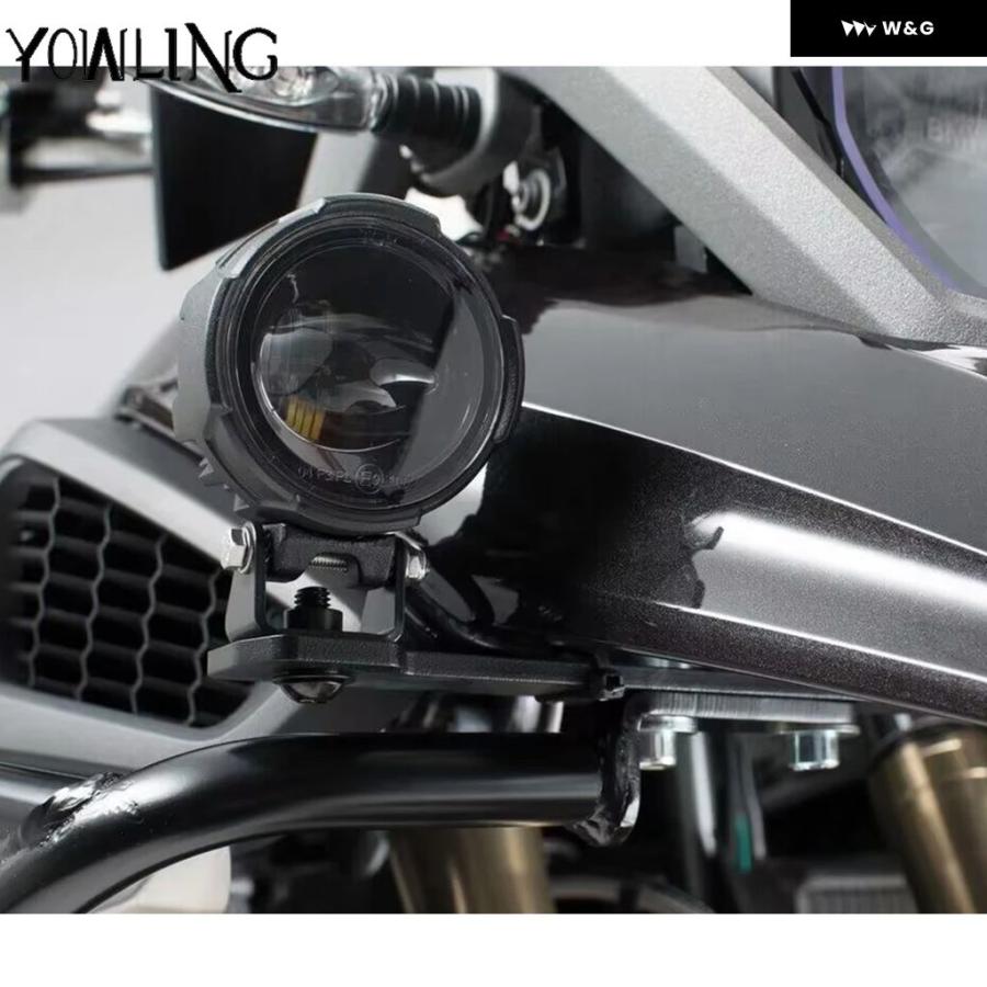 並行輸入品BMW R1200GS R1250GS 2013-2019 オートバイ バイク 補助ライト ブラケット アンダー ドライビングライト マウント フォグランプ ブラケット R_3