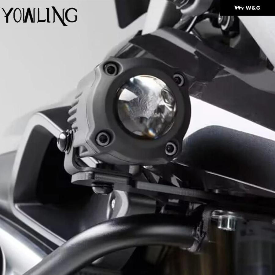 並行輸入品BMW R1200GS R1250GS 2013-2019 オートバイ バイク 補助ライト ブラケット アンダー ドライビングライト マウント フォグランプ ブラケット R_4