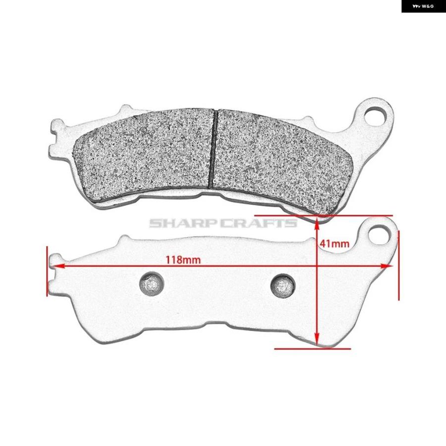 並行輸入品バイク メタル焼結前後ブレーキ パッド セット ホンダ VT 750 C2S C2 SHADOW VT750 2010-12 CS AERO ABS 2010 2011 2012_6