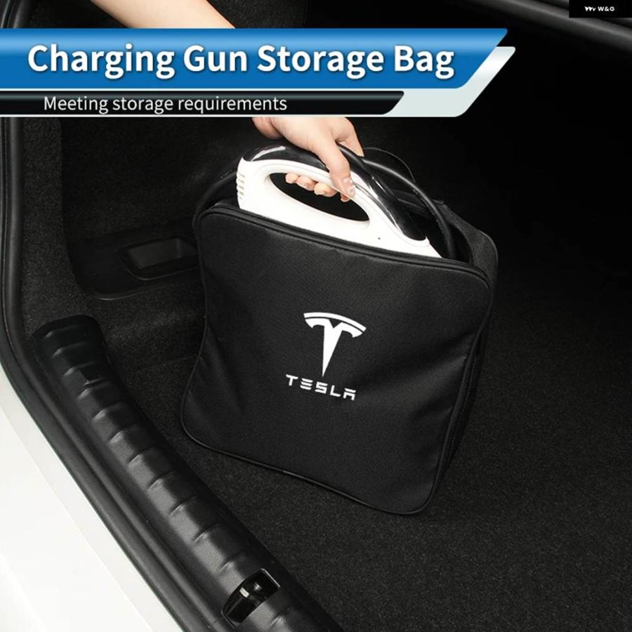 並行輸入品 防水 カー充電 ケーブル 収納 バッグ EV オーガナイザー