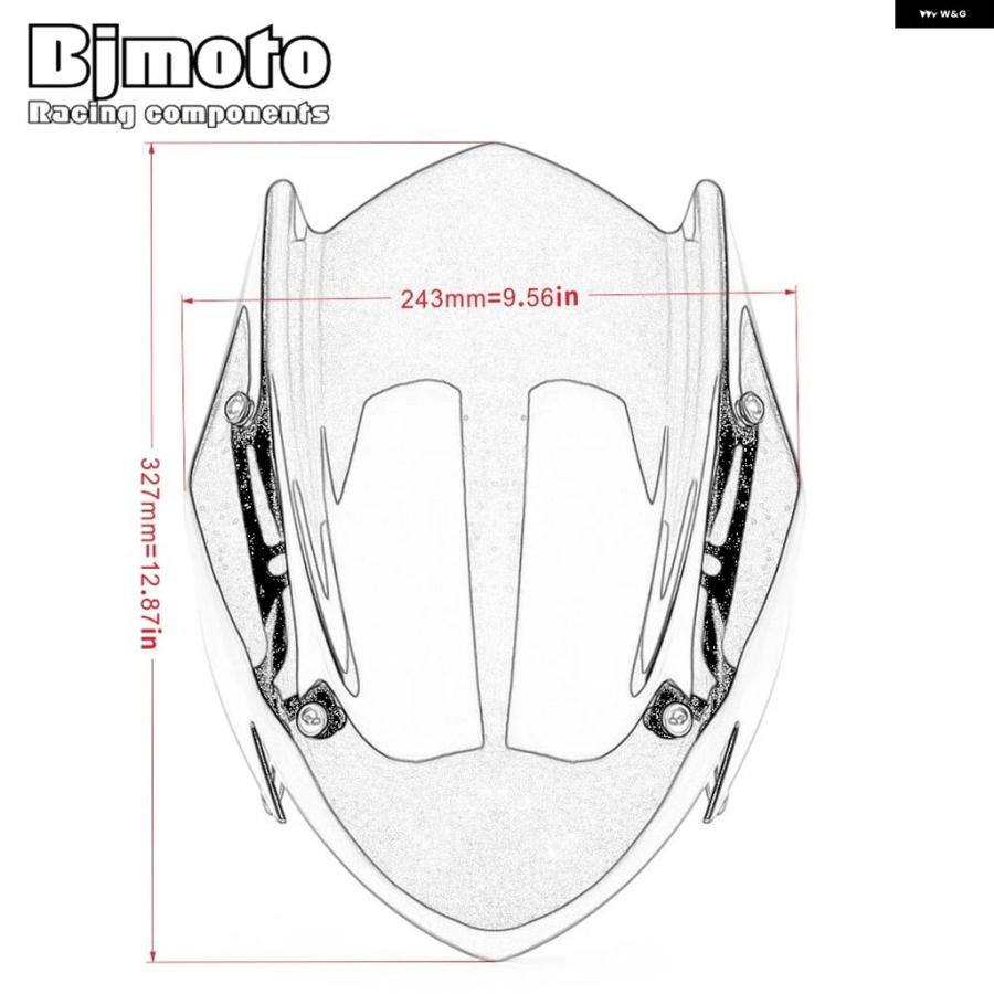 ブランド登録なし - 並行輸入品 GSXS750 2023 表どおり 自動二輪車 陳列箱遮蔽物 陳列箱映写幕 GSX-S750 GSX-S GSXS 750 2020 - 22 2017 - 19 陳列箱 ディフレクター