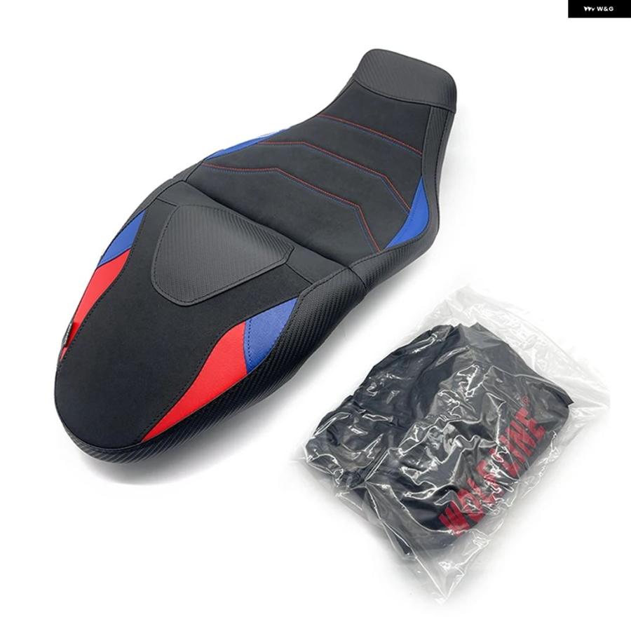 ブランド登録なし - 並行輸入品 M1000XR 2024-2025 自動二輪車 向こう正面動かす席 後押し御手伝い席 居敷き取りまかなう 押し並べて型居敷き 座蒲団 BMW 2020-23 24 2025