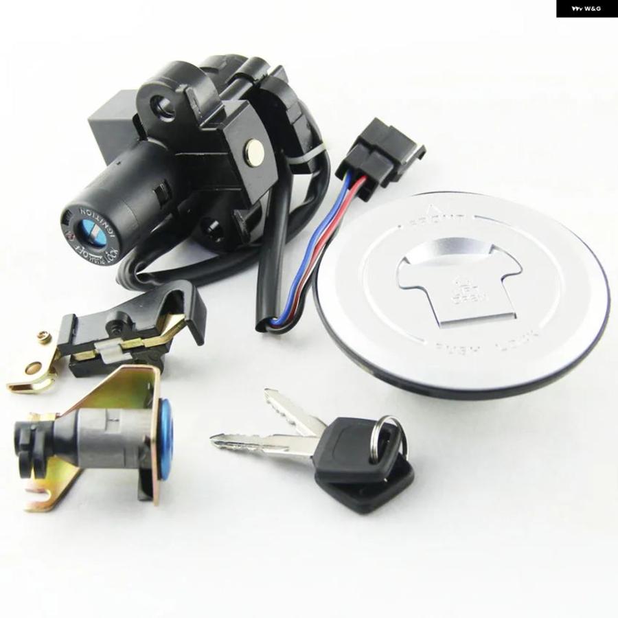 ブランド登録なし - 並行輸入品 自動二輪車 イグニッション 取り替えっこ燃え種屁っ放り 貯蔵タンク鳥打ち帽 取りまかなう シートロックキーセットキット ホンダ XRV750 アフリカツイン 1993-2000 35100-
